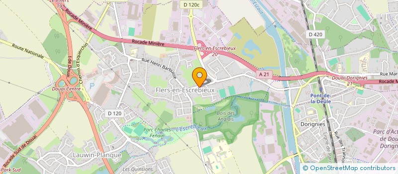 localisation de l'entreprise SCI CNRD  FLERS-EN-ESCREBIEUX