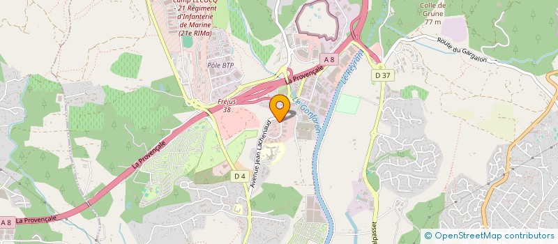localisation de l'entreprise SCI CNRZ à FREJUS