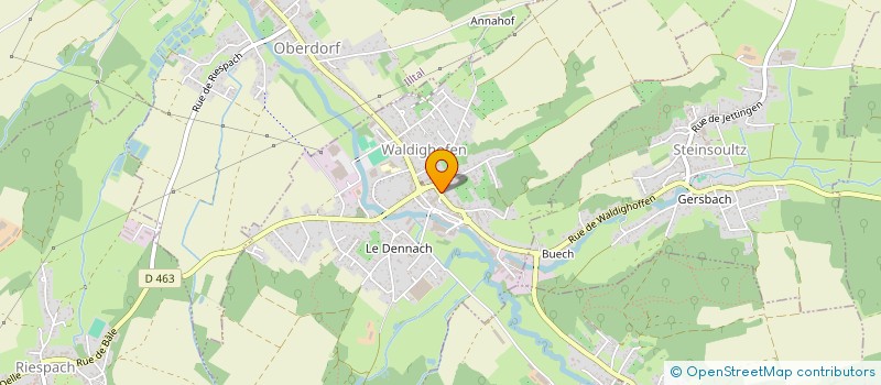 localisation de l'entreprise SCI CNS  WALDIGHOFEN