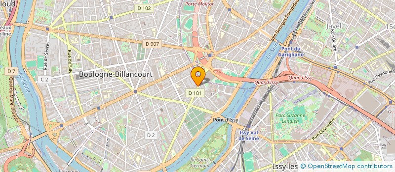 localisation de l'entreprise SCI CNS à BOULOGNE-BILLANCOURT