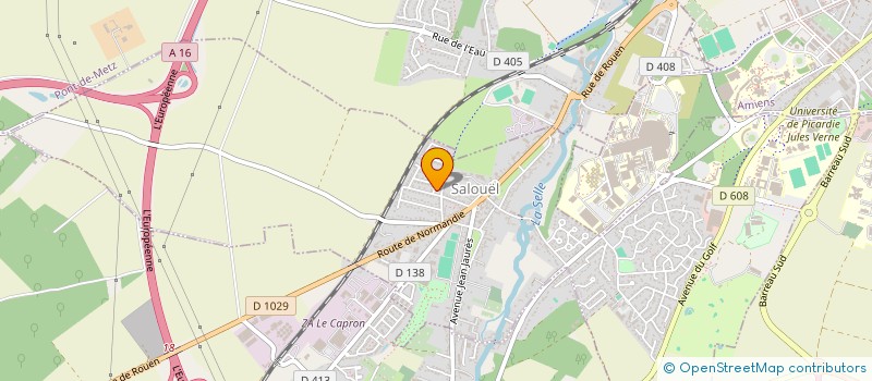 localisation de l'entreprise SCI CNTC  SALOUEL