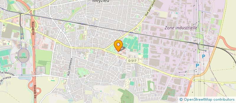 localisation de l'entreprise SCI CO  MEYZIEU