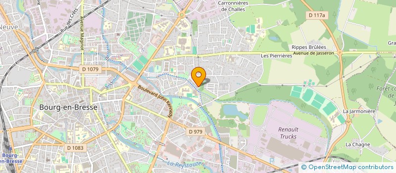 localisation de l'entreprise SCI CO à BOURG-EN-BRESSE