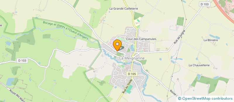 localisation de l'entreprise SCI CO-BAY  LONGUENEE-EN-ANJOU