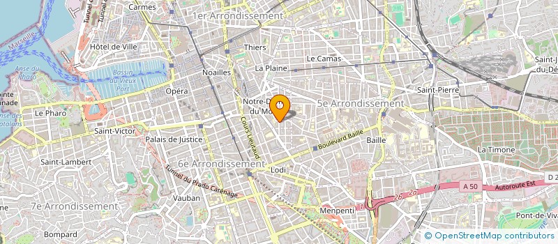 localisation de l'entreprise SCI CO BRA à MARSEILLE