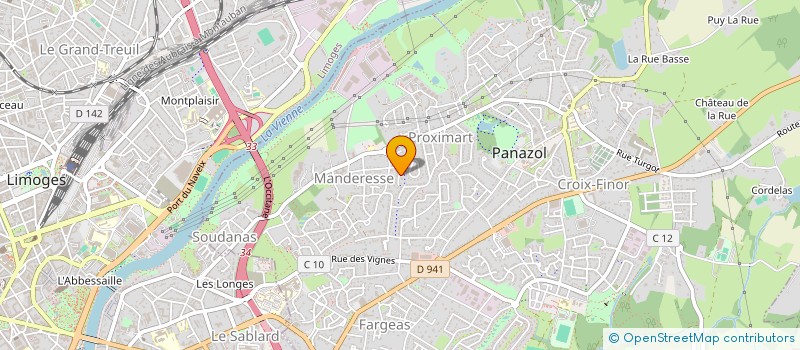 localisation de l'entreprise SCI CO-CAPHI à PANAZOL