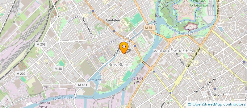 localisation de l'entreprise SCI CO.CO  LILLE