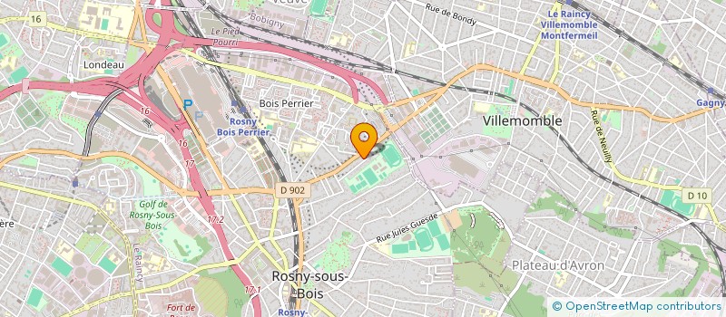 localisation de l'entreprise SCI CO & CO HOMES à ROSNY-SOUS-BOIS