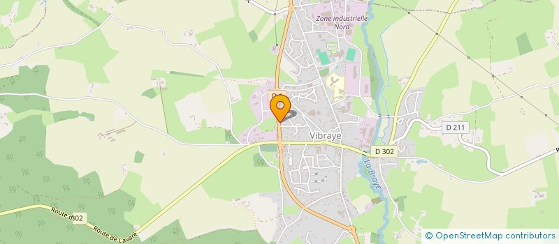 localisation de l'entreprise SCI CO FLO FLO  VIBRAYE