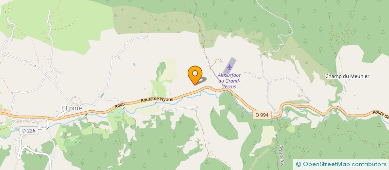 localisation de l'entreprise SCI CO & G  SAVOURNON