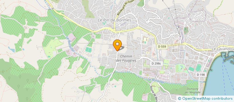 localisation de l'entreprise SCI CO GE PHI à BORMES-LES-MIMOSAS