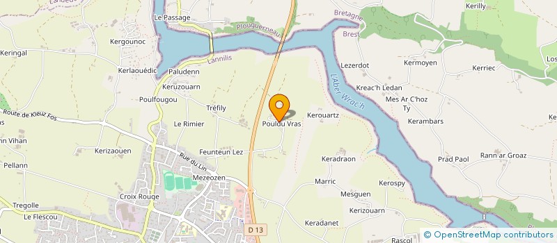 localisation de l'entreprise SCI CO-GITE  LANDEDA