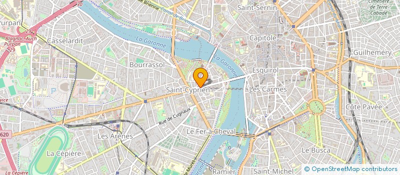 localisation de l'entreprise SCI CO'PAINS à TOULOUSE