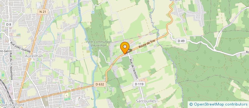 localisation de l'entreprise SCI CO SER BA  SEMEAC