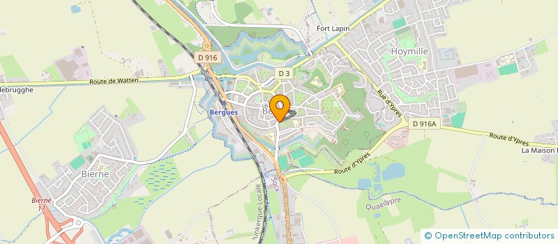 localisation de l'entreprise SCI CO.SO.MAX  BERGUES