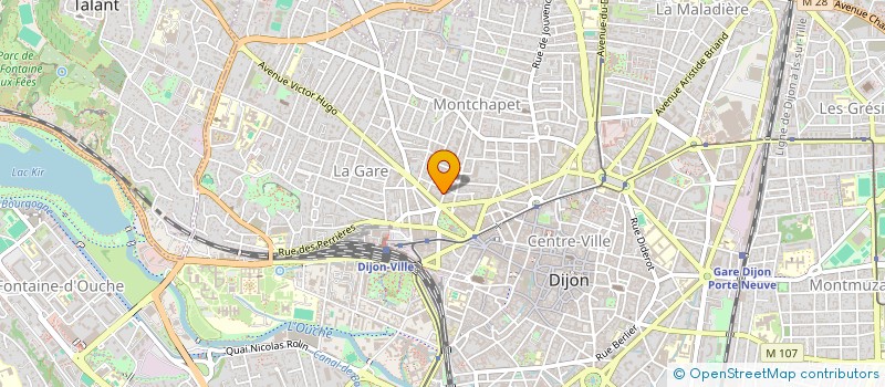 localisation de l'entreprise SCI CO1 à DIJON