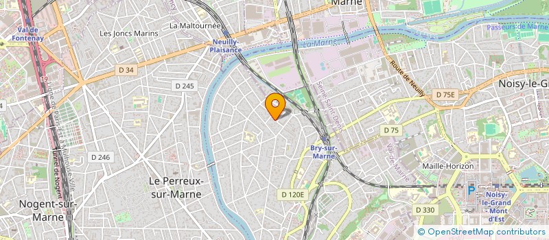 localisation de l'entreprise SCI COA  BRY-SUR-MARNE
