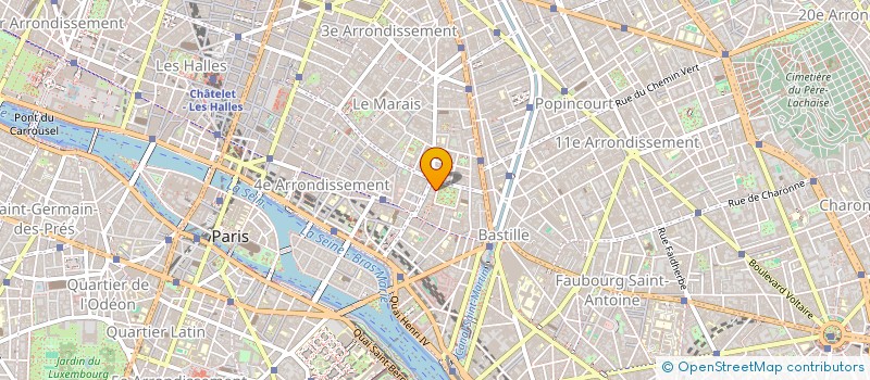 localisation de l'entreprise SCI COACH ET VINCA  PARIS