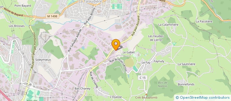 localisation de l'entreprise SCI COAGRI  LA TALAUDIERE