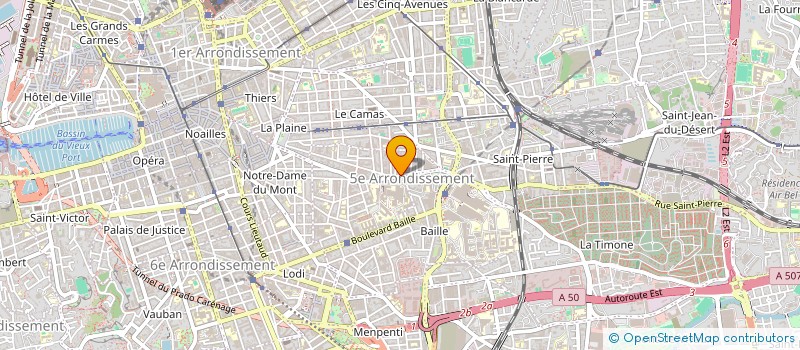 localisation de l'entreprise SCI COALA  MARSEILLE