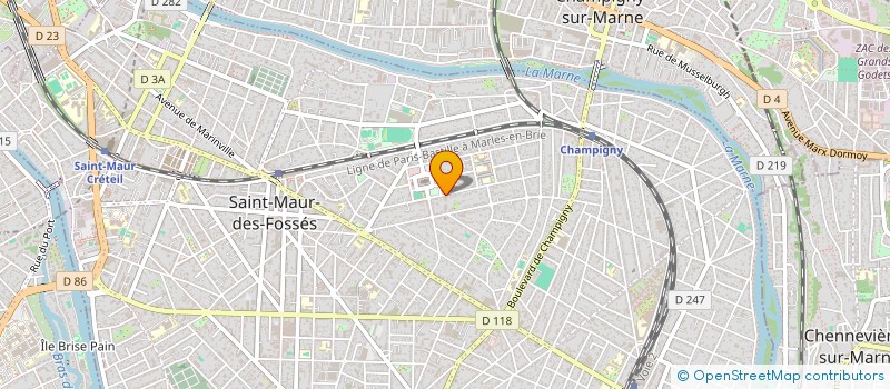 localisation de l'entreprise SCI COANDI à SAINT-MAUR-DES-FOSSES