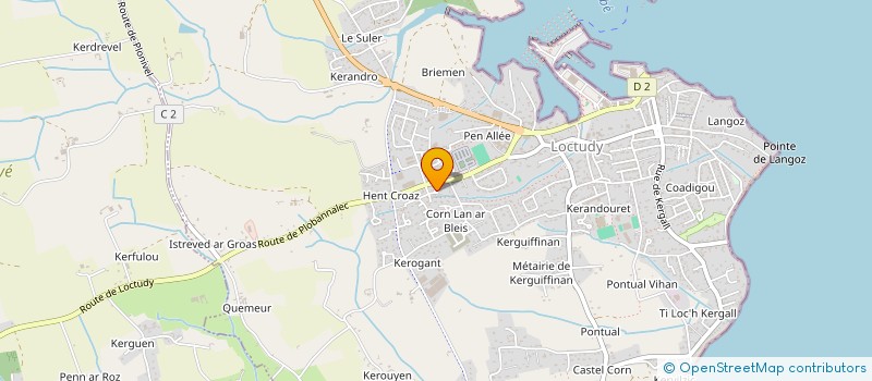 localisation de l'entreprise SCI COAT DERO  LOCTUDY