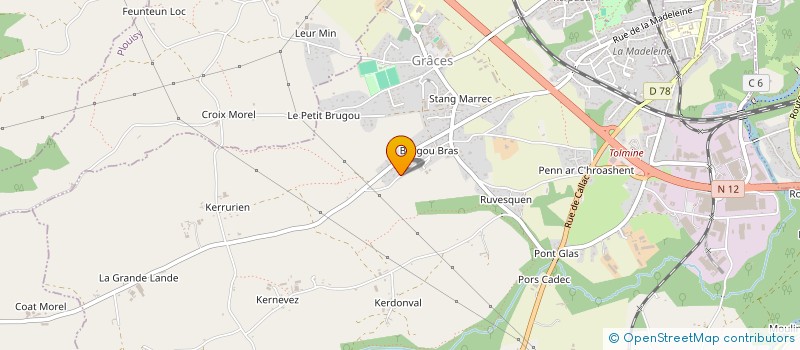 localisation de l'entreprise SCI COAT NEVEZ  GRACES