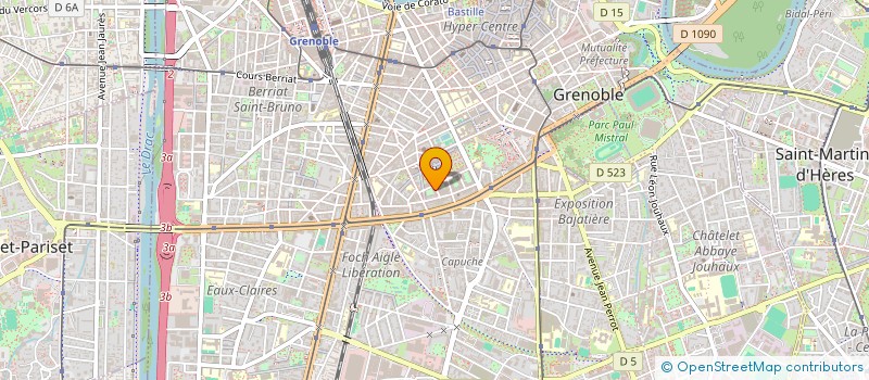 localisation de l'entreprise SCI COATI  GRENOBLE