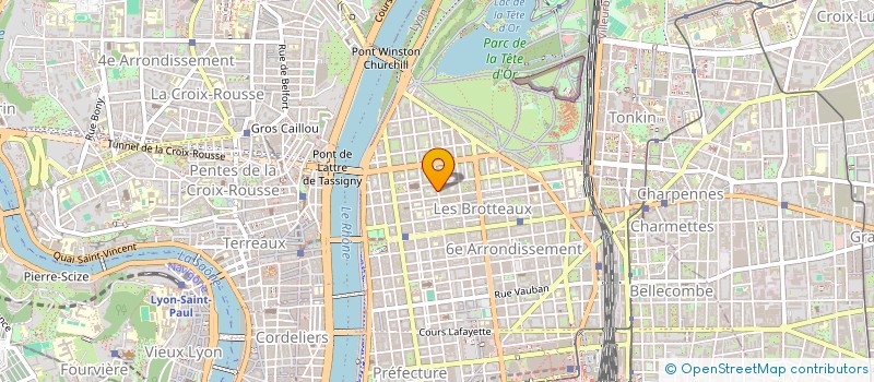 localisation de l'entreprise SCI COB  LYON