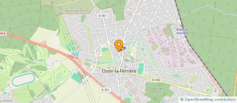 localisation de l'entreprise SCI COBA  OZOIR-LA-FERRIERE