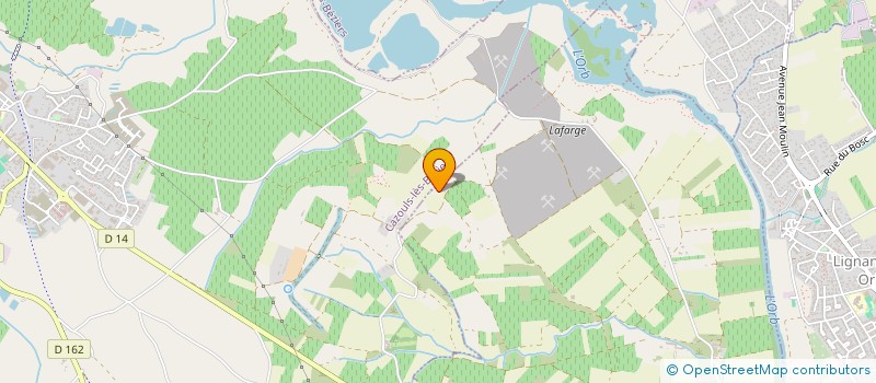 localisation de l'entreprise SCI COBALT  CAZOULS-LES-BEZIERS