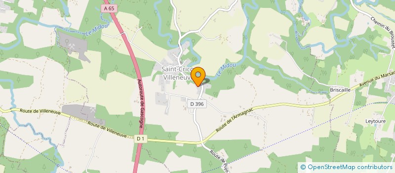 localisation de l'entreprise SCI COBAN  SAINT-CRICQ-VILLENEUVE