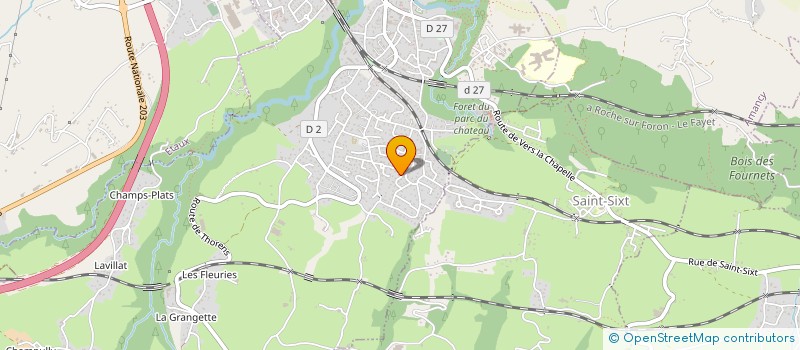 localisation de l'entreprise SCI COBAROLA  LA ROCHE-SUR-FORON