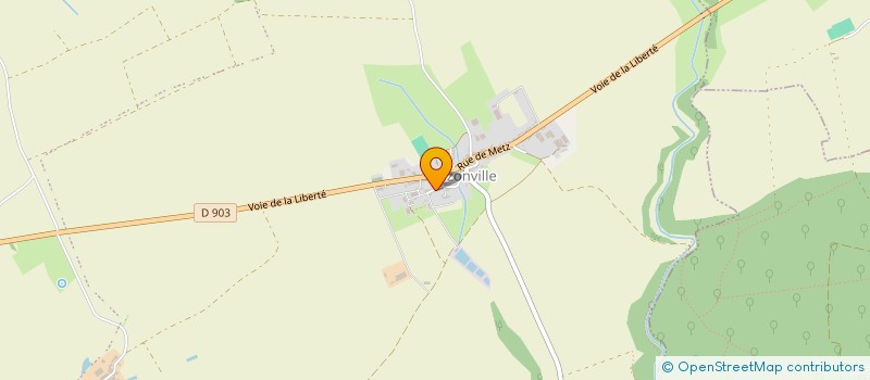 localisation de l'entreprise SCI COBAT 2  REZONVILLE-VIONVILLE