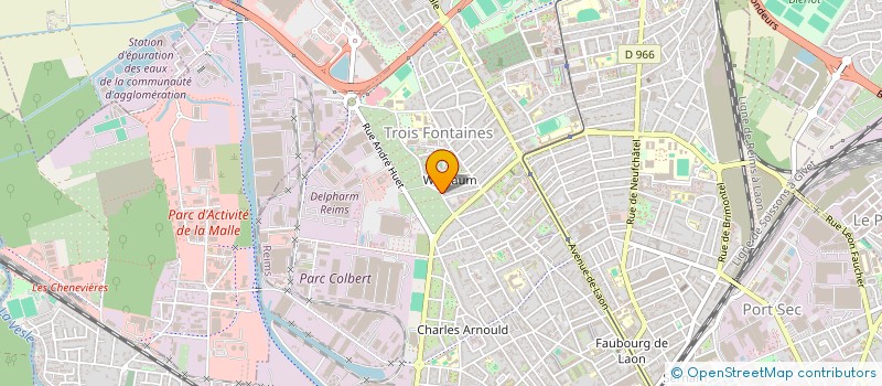 localisation de l'entreprise SCI COBE  REIMS