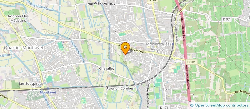 localisation de l'entreprise SCI COBE  MORIERES-LES-AVIGNON