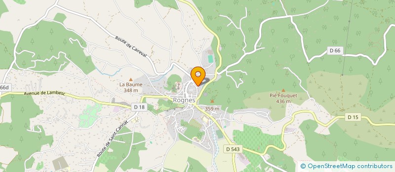 localisation de l'entreprise SCI COBE  ROGNES