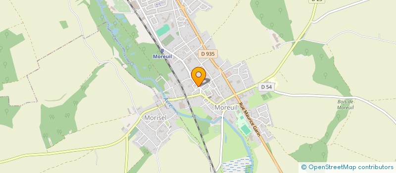 localisation de l'entreprise SCI COBE à MOREUIL