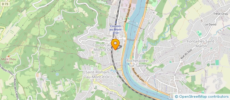 localisation de l'entreprise SCI COBER  COUZON AU MONT D'OR