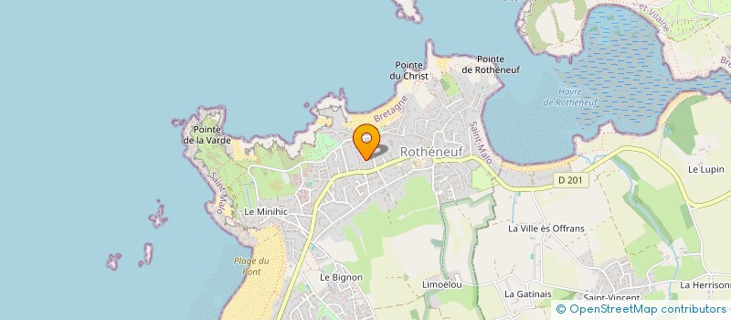 localisation de l'entreprise SCI COBER  SAINT-MALO