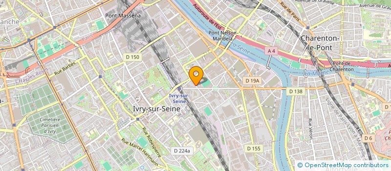 localisation de l'entreprise SCI COBERT à IVRY-SUR-SEINE