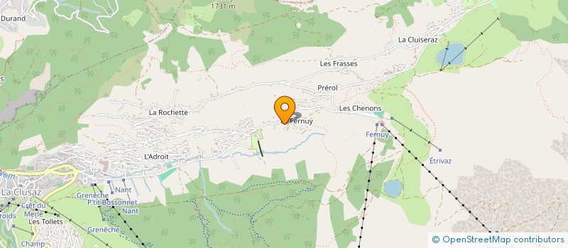 localisation de l'entreprise SCI COBODERE à LA CLUSAZ