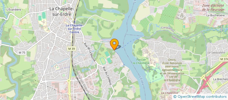 localisation de l'entreprise SCI COBRA  LA CHAPELLE-SUR-ERDRE