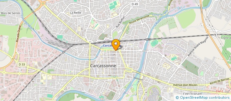 localisation de l'entreprise SCI COBRA à CARCASSONNE
