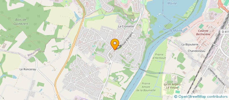 localisation de l'entreprise SCI COBRA  BOUCHEMAINE