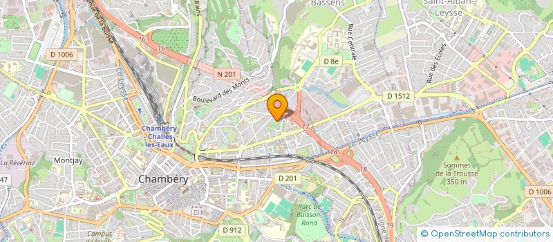 localisation de l'entreprise SCI COBRA  CHAMBERY