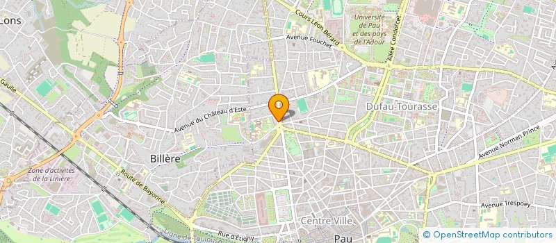 localisation de l'entreprise SCI COBRITEL à PAU