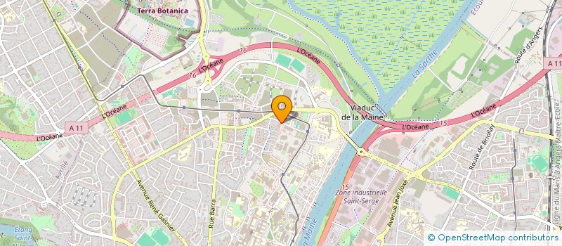 localisation de l'entreprise SCI COBUR à ANGERS
