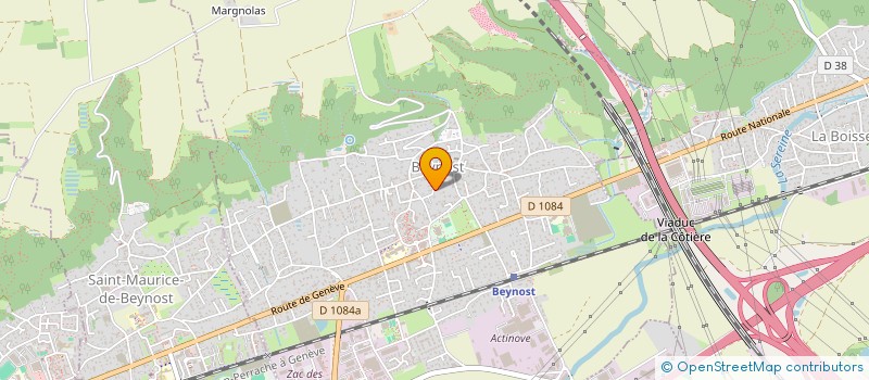 localisation de l'entreprise SCI COBY à BEYNOST
