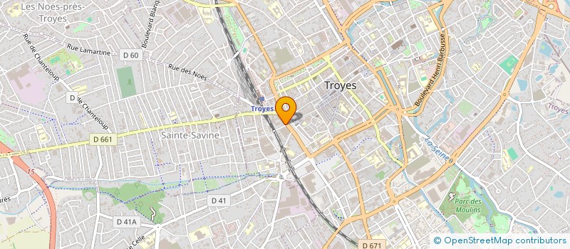 localisation de l'entreprise SCI COC à TROYES
